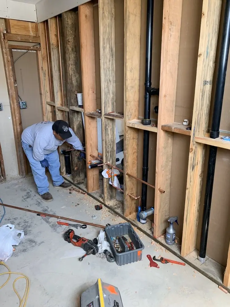 Commercial rough-in plumbing for Gas Line Repair in Williamsville